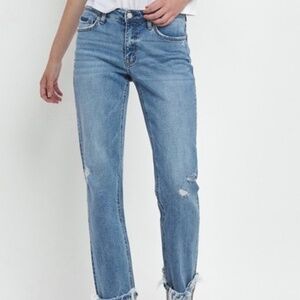 Evermore Cuffed Straight Jean